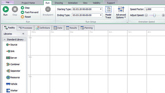 Projektaufteilung und Ribbons